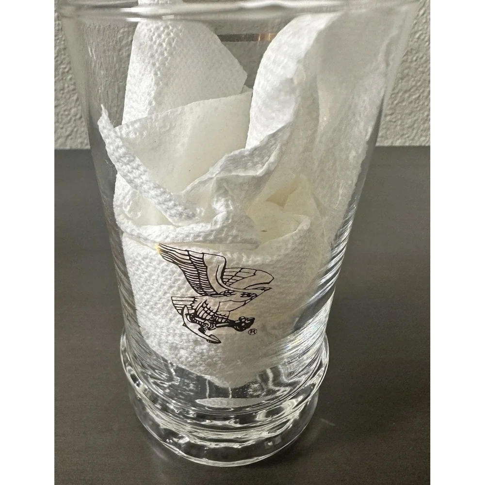 Mid-Cent Mod Plimsoll Lines Mark Load Line Glasses Set of 6 Nautical Markings